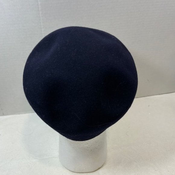 VTG Kangol Carimac Black Wool Newsboy Hat Cap Made in England Lg - Picture 3 of 12